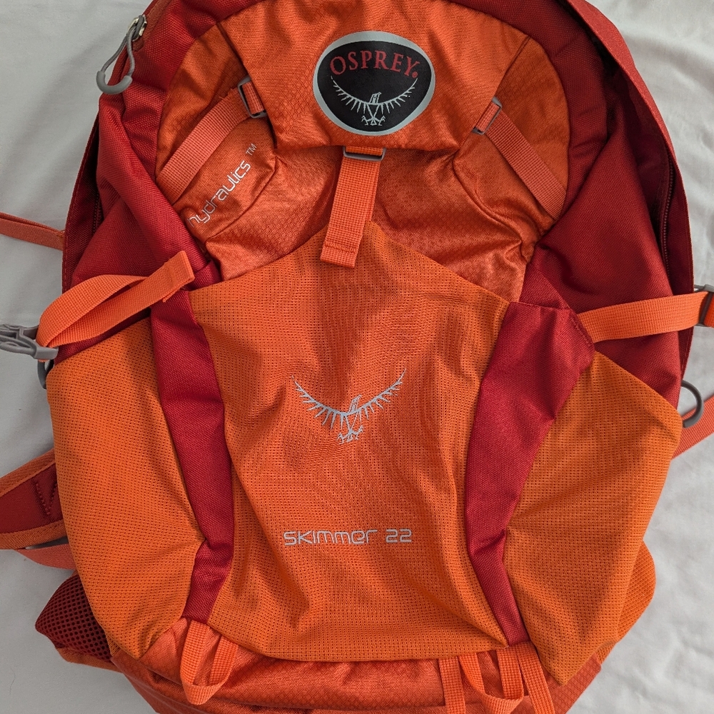 Osprey Skimmer 22 Red and Orange Backpack